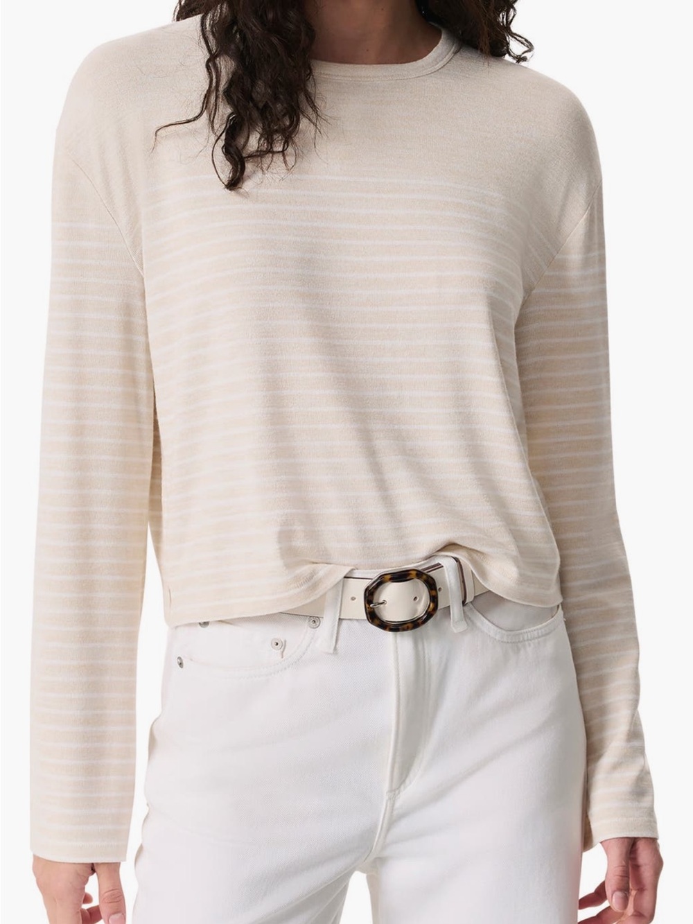 RAG & BONE The Knit Stripe L/S Tee